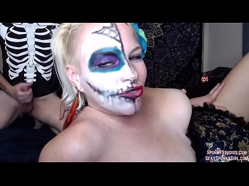 Sexy Halloween Blowjob