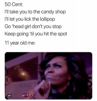 Grasshopper reccomend 50 cent candy shop