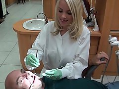 The B. reccomend dentist gives blowjob